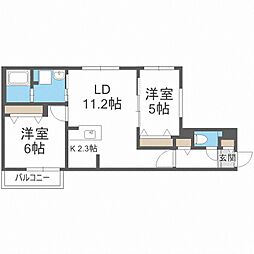 ブランシャール円山医大前 2階