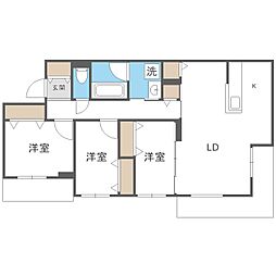 Ｓ−ＲＥＳＩＤＥＮＣＥ東札幌ｂｌｉｎｇ 2階