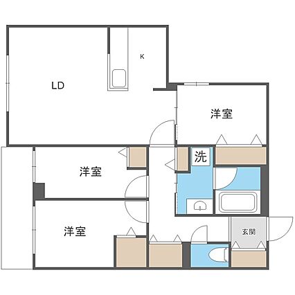 S-RESIDENCE東札幌bling_間取り_0