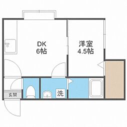 ラポール月寒東 2階/-