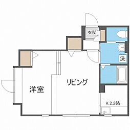 RUAN×RUAN 1LDKの間取図画像