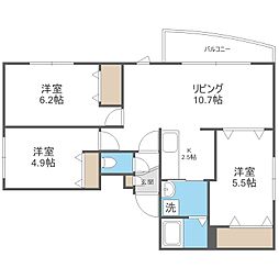 ワンダーコート清田 3階