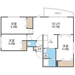 物件の間取り
