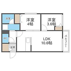 物件の間取り