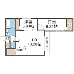 マエストラーレ山鼻 3階