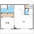 カレラ平岸4階6.9万円