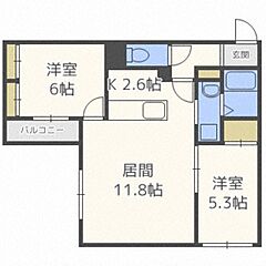 物件の間取り