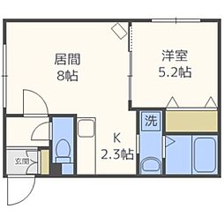 グランメール北24条駅前 1階/-