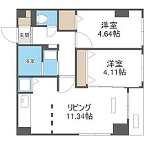 ＭＯＤＥＮＡ　ＳＩＡＮ  ｜ 北海道札幌市中央区南六条西12丁目（賃貸マンション2LDK・2階・45.76㎡） その2