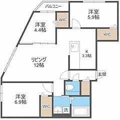 物件の間取り