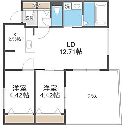 フォレスタ北9条 1階