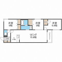 エフュート東札幌 1階
