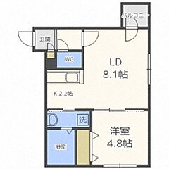 物件の間取り