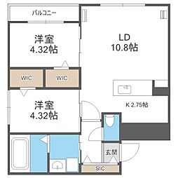 ル・ヌアージュ宮の沢 4階/-