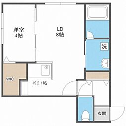 CAVIAR56 1LDKの間取図画像