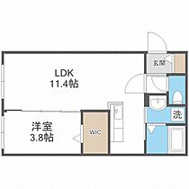 ラグナベルデ北9条  ｜ 北海道札幌市東区北九条東11丁目（賃貸マンション1LDK・1階・34.96㎡） その2