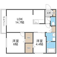 物件の間取り