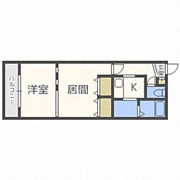 ゼスティ医大前 2階