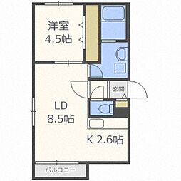 バイラ白石本通 2階