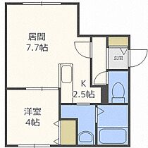 クラウド  ｜ 北海道札幌市白石区栄通16丁目（賃貸マンション1LDK・1階・31.49㎡） その2