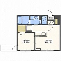 モルティーニ麻生ＩＩ  ｜ 北海道札幌市北区麻生町6丁目（賃貸マンション1LDK・2階・38.81㎡） その2