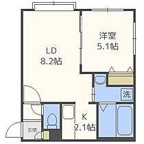 ヴィラ　リベルタス  ｜ 北海道札幌市手稲区曙一条1丁目（賃貸マンション1LDK・4階・34.65㎡） その2