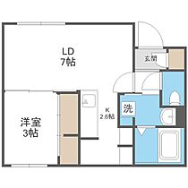 Ｌａ　ｖｉｅ  ｜ 北海道札幌市西区発寒四条3丁目（賃貸マンション1LDK・2階・30.38㎡） その2