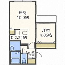 Ｅｓｔａｖｉｅ円山  ｜ 北海道札幌市中央区北二条西22丁目（賃貸マンション1LDK・2階・40.40㎡） その2