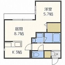 グランドサクセス琴似ＩＩ  ｜ 北海道札幌市西区琴似二条7丁目（賃貸マンション1LDK・2階・37.72㎡） その2