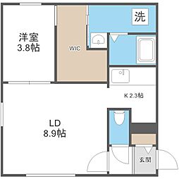 ｇｏｏｄ　ｍａｉｓｏｎ 1階1LDKの間取り