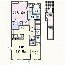 香川県木田郡三木町大字平木（賃貸アパート1LDK・2階・51.64㎡） その2