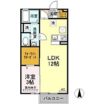 香川県高松市太田下町（賃貸アパート1LDK・1階・37.53㎡） その2