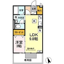 香川県高松市三条町（賃貸アパート1LDK・1階・33.67㎡） その2