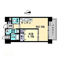 香川県高松市宮脇町1丁目（賃貸マンション1LDK・8階・40.32㎡） その2