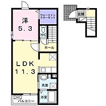 香川県高松市木太町（賃貸アパート1LDK・2階・43.47㎡） その2