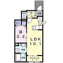 香川県高松市鶴市町（賃貸アパート1LDK・1階・36.29㎡） その2