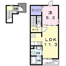 香川県高松市鶴市町（賃貸アパート1LDK・2階・43.47㎡） その2