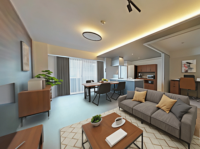 リビング/ダイニング アパガーデンコート京都駅前 3階/306