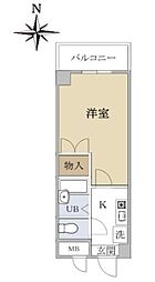 間取図画像 1K