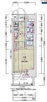 プレサンス名古屋菊井セルカ  ｜ 愛知県名古屋市西区菊井1丁目（賃貸マンション1K・7階・22.04㎡） その2