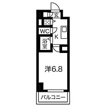 愛知県名古屋市西区那古野2丁目（賃貸マンション1K・7階・21.66㎡） その2