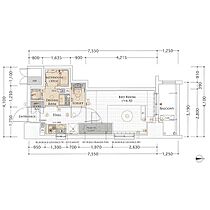 愛知県名古屋市中村区則武1丁目（賃貸マンション1K・3階・24.37㎡） その2