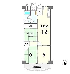 ローレルハイツ春日 3LDKの間取図画像