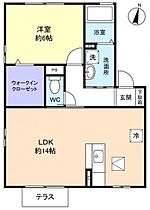 ソレイユ  ｜ 千葉県船橋市薬円台1丁目（賃貸アパート1LDK・1階・47.94㎡） その2