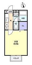 パラディス  ｜ 千葉県船橋市前原東2丁目（賃貸アパート1K・1階・26.57㎡） その2