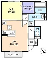 プレミール・ユーカリ  ｜ 千葉県佐倉市上座（賃貸アパート1LDK・1階・43.04㎡） その2