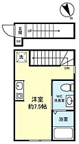 ベレガンス鷹之台II　Ａ棟  ｜ 千葉県八千代市大和田242丁目（賃貸アパート1R・2階・21.03㎡） その2