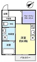 サラブレッドＳＯＵＬ  ｜ 千葉県八千代市萱田町（賃貸アパート1R・2階・26.91㎡） その2