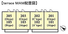 ｔｅｒｒａｃｅ　ＭＡＭ  ｜ 千葉県千葉市稲毛区緑町2丁目（賃貸アパート1R・1階・22.02㎡） その3