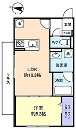 間取図画像 1LDK